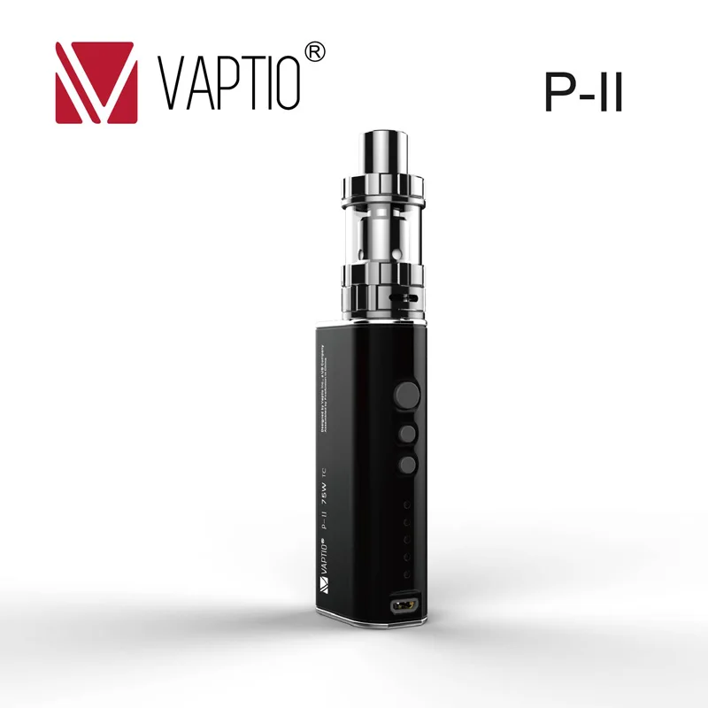 

Vaptio vaporizers e cig 75w vapor box e cig 1850mah P-II temp control vw vapor authentic mechanical mods