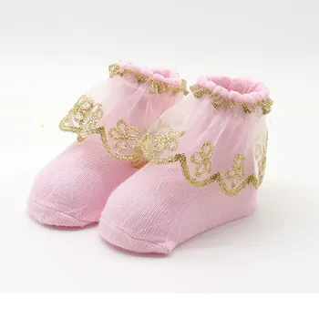 

Baby Kids Infant Socks for Girls Newborns Princess Style Holiday Birthday Gifts for Baby Girls Socks 0-12M