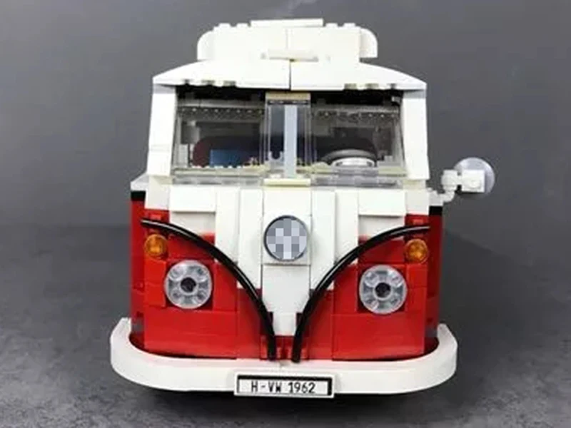 21001 T1 Camper Van классическая модель автобуса 1342 шт. серия Creator строительные блоки игрушки совместимы с 10220