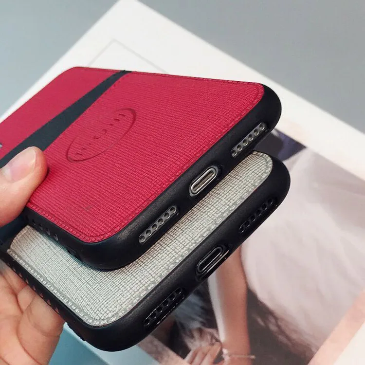 New Fabric Cloth Vehicle For iPhone X XS Max XR Credit Card Wallet Case for iPhone 8 7 6 6S Plus Card Slots Hard Cover Fundas