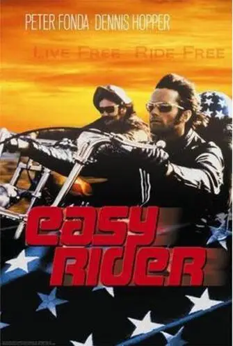 EASY RIDER флаг фильм Шелковый постер декоративная стена картина 24x36inch|Рисование и