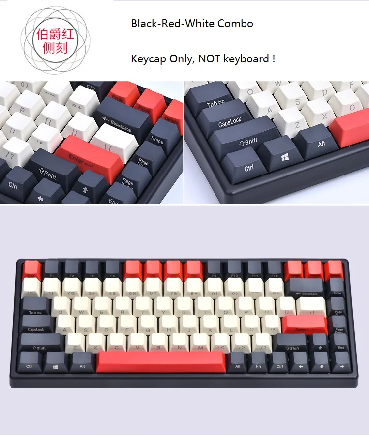 Keycool 84 мини механическая клавиатура PBT keycap mini84 компактная игровая клавиатура с боковой печатью клавиши Ретро Dolch cherry mx