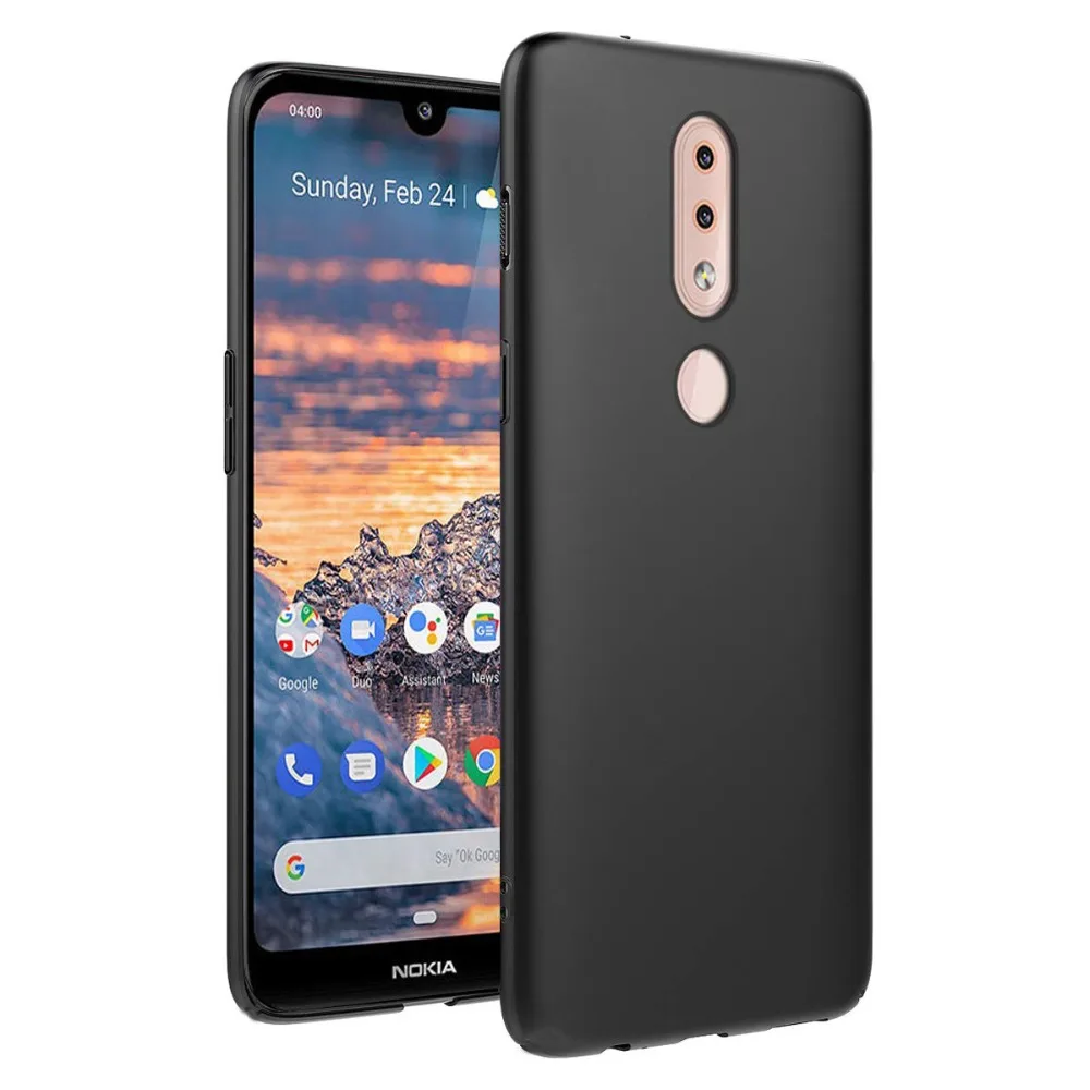 Для Nokia 4 2 чехол ультра тонкий черный мягкий ТПУ матовый для TA 1157 1150 1133 1149 1152