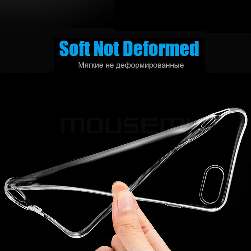 MOUSEMI For iPhone 6 Case Silicone Transparent 6S For iPhone Case Luxury TPU Coque Clear For iPhone 6 6s Plus Phone Cases Cover