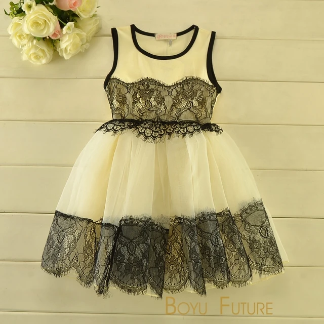 Buy Summer Girl Dress 2016 Girls Clothes Elegant Lace