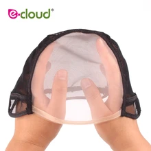 1 шт.-5 шт./пакет мононити кружева Чистая парик Ткачество шапки с регулируемыми лямками 5*5 u-часть моно кружева передний парик шапки для изготовления париков