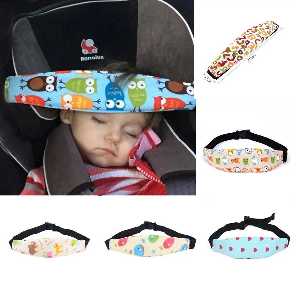 Safety Baby Stroller Car Seat Protective Band Babies Anti-shaking Sleep Nap Aid Head Fasten Support Holder safety Belt Strap 