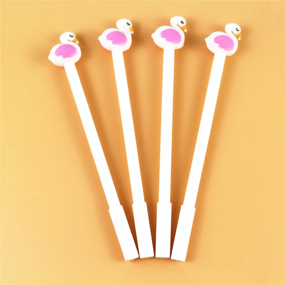 

Cute soft girl flamingo gel pen Creative cartoon small fresh pen student exam pen