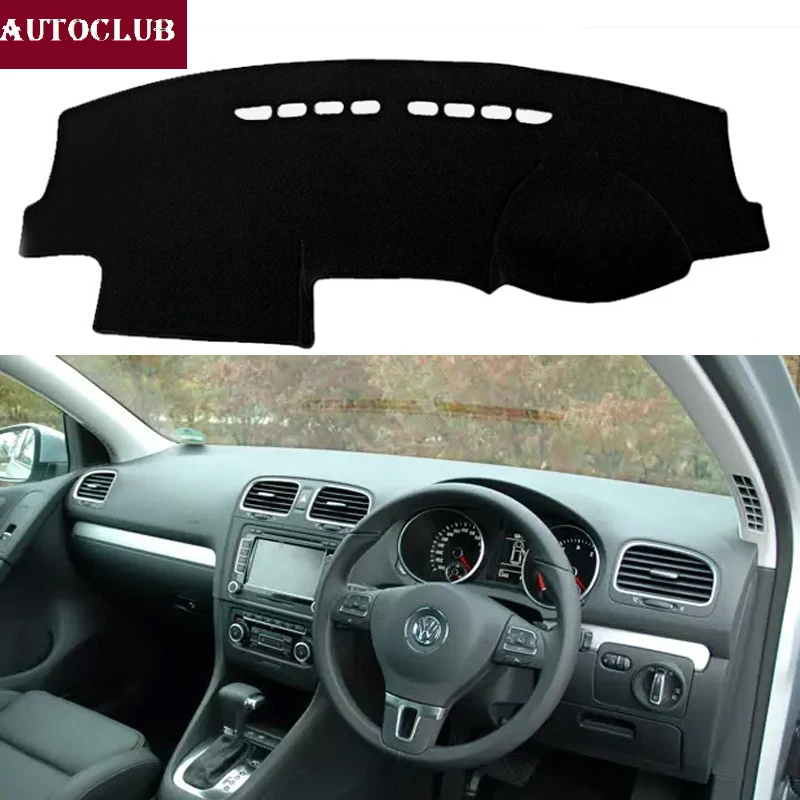 Для Volkswagen vw Golf Mk6 2008 2009 2010 2011 2012 Чехлы для стайлинга автомобиля коврик приборной