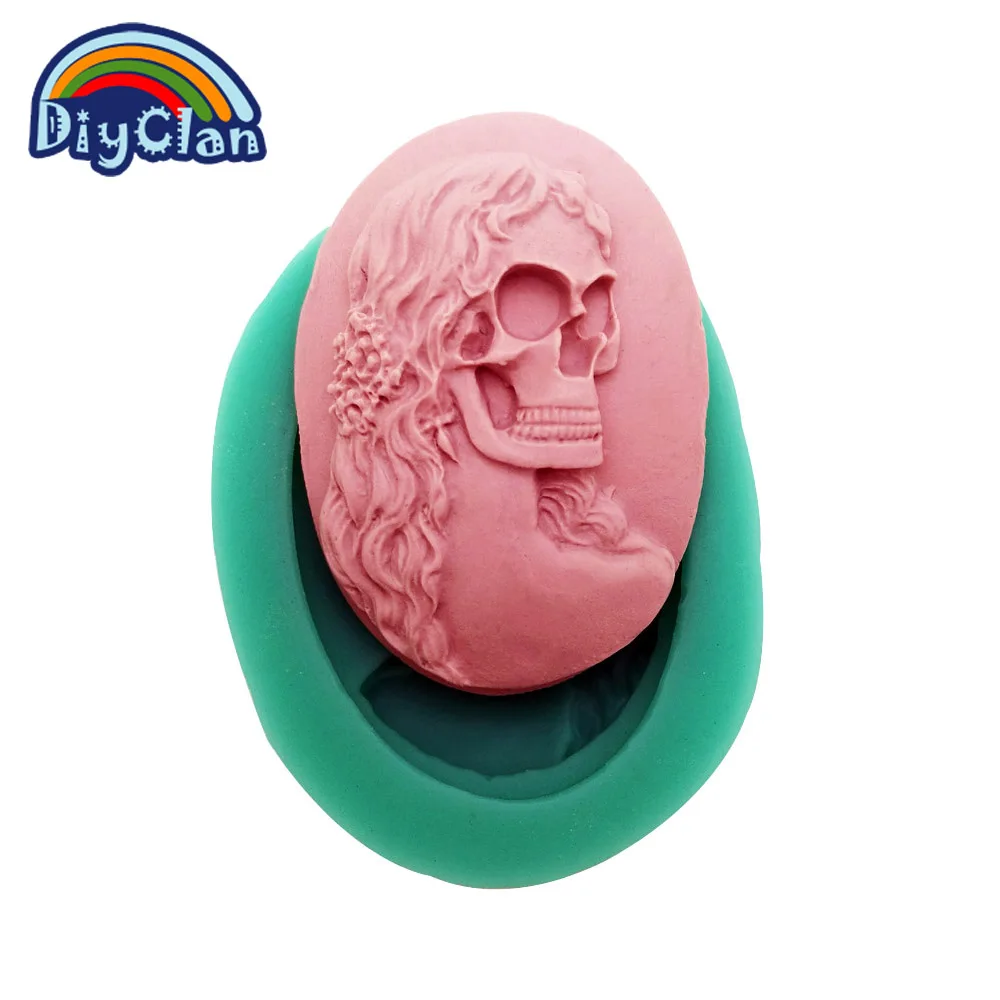 

NEW DIY silicone molds for cake decorating fondant mold skeleton chocolate ice cube tray mould kitchen baking F0026KL35