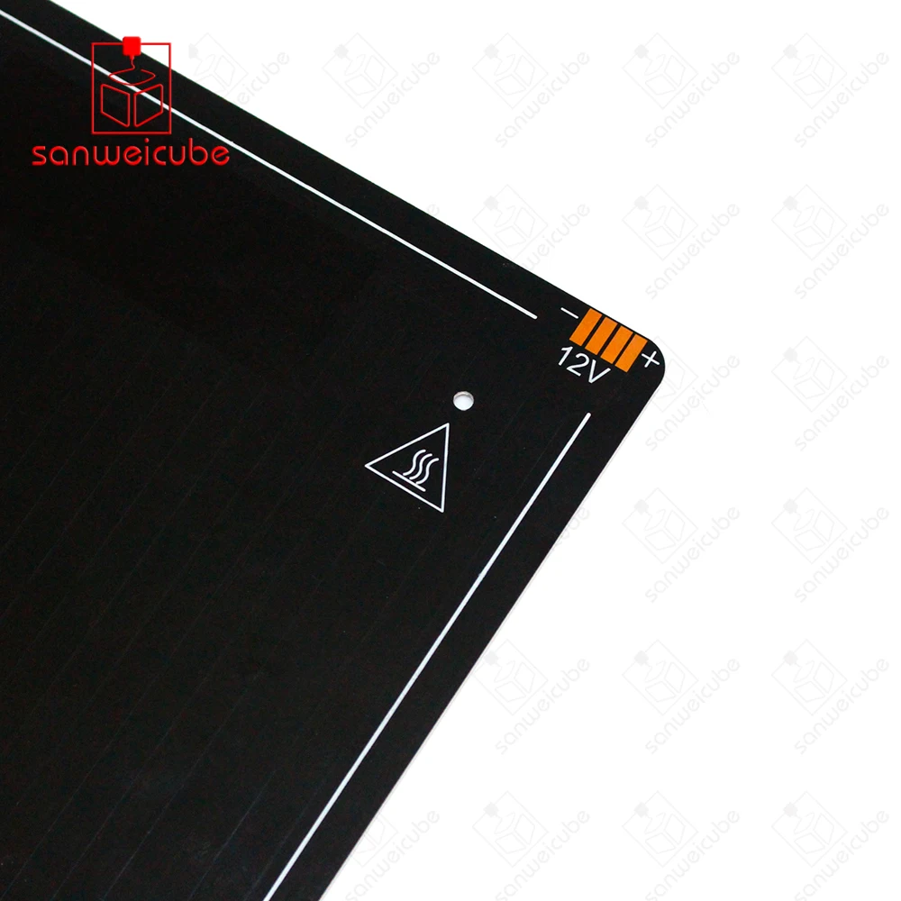 Usongshine 310x310x3 0 мм 12 V/24 V RepRap RAMPS 1 4 PCB Алюминий нагревательная плата печатного стола