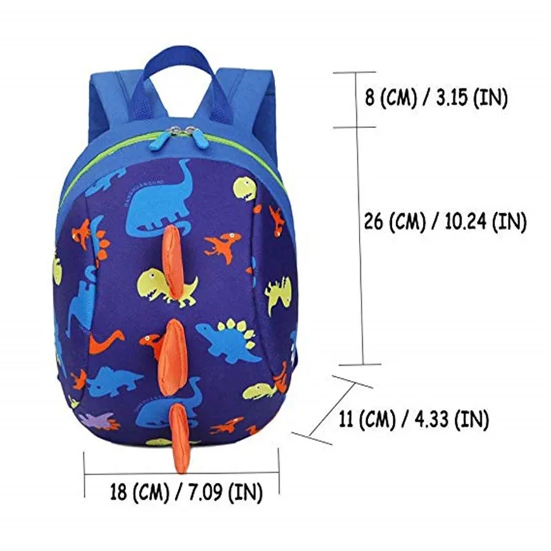 Милый рюкзак в виде динозавра ремни безопасности для малышей анти-потерянный детский сад рюкзаки детские сумки от 3 до 6 лет путешествия родитель-детские сумки