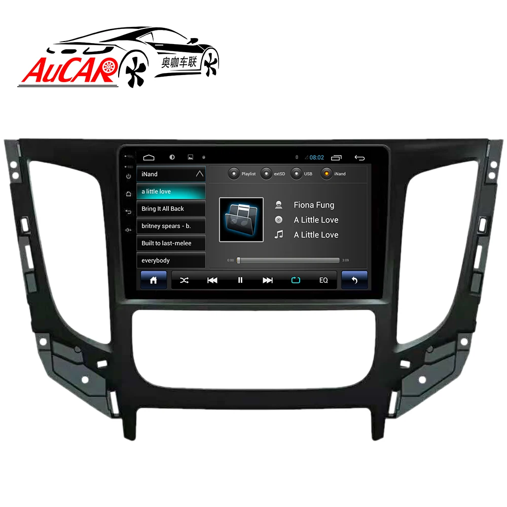 AuCAR автомобильный dvd-плеер на основе Android для Mitsubishi Triton L200 gps навигация Bluetooth gps Автомагнитола стерео wifi 4G AUX touch