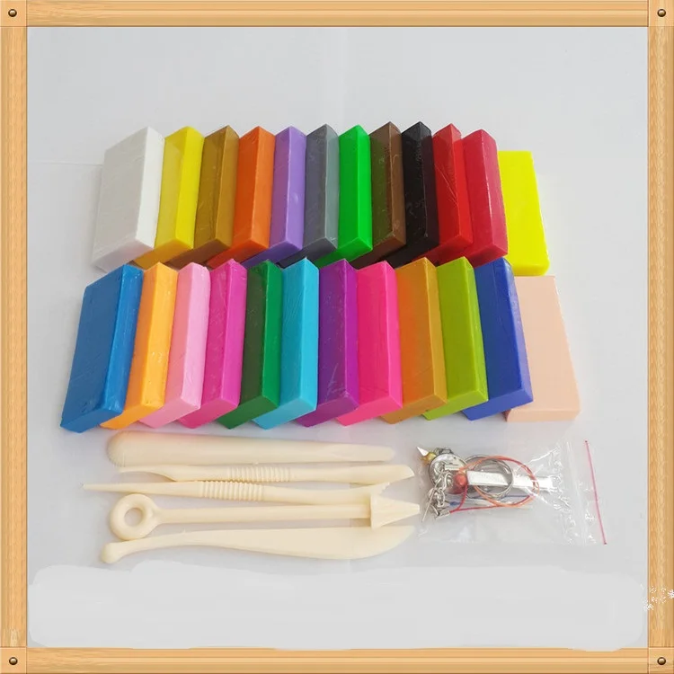 

Prism&Pro polymer clay brand set ,Children and clay artist gifts 24 difference colour +TOOL+accessories