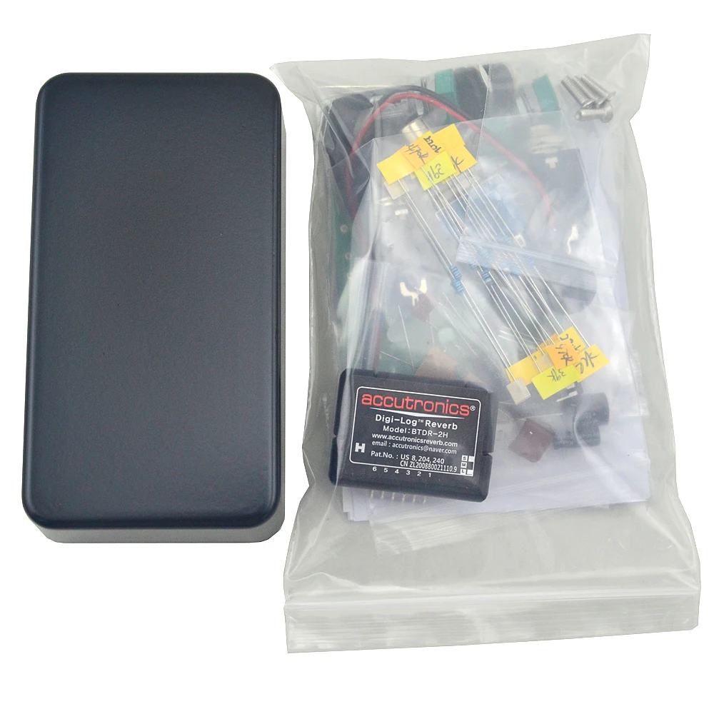 Kits Faça Você Mesmo Digital Reverb Pedal Efeito Guitarra True Bypass Kit