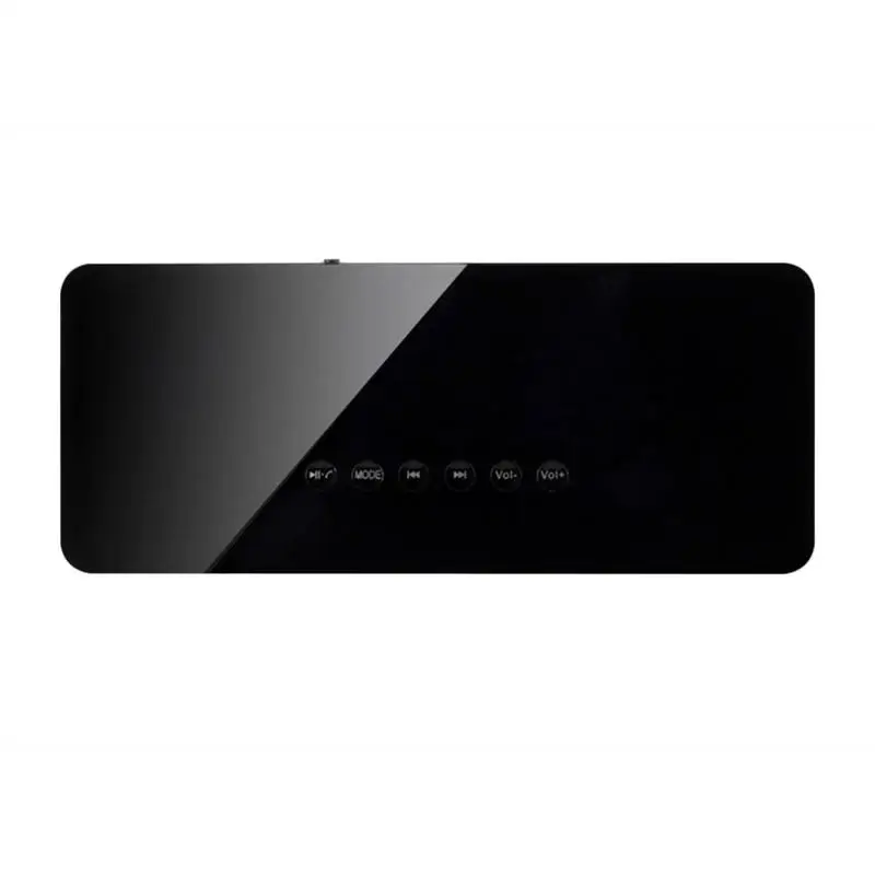 

Portable Dual Horn Bluetooth Speaker Stereo Subwoofer LED Large Screen Display Computer Living Room Audio Subwoofer Radio