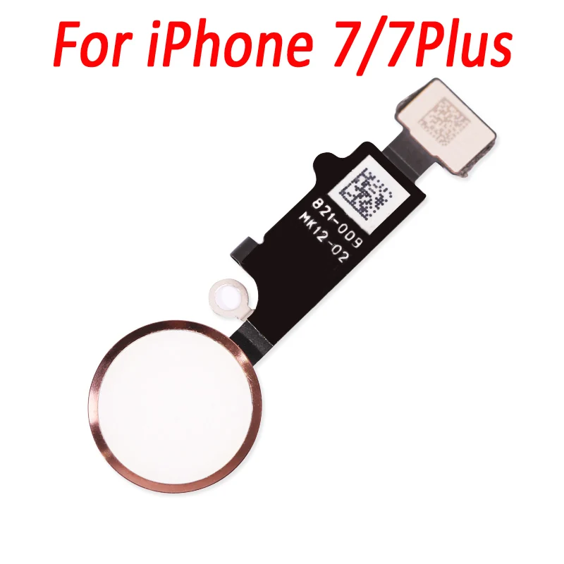 

For iphone 7 7plus Home Button Fingerprint button Flex Cable Replacement parts without Touch ID Home Key CMJMXSN