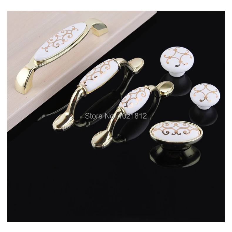 Buy Golden Flower Handles Cupboard
