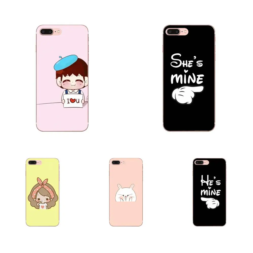 cheap Soft TPU Protective Case You See All My Light Accept Dark Couple Bff For Apple iPhone 4 4S 5 5C 5S SE 6 6S 7 8 Plus X XS Max XR