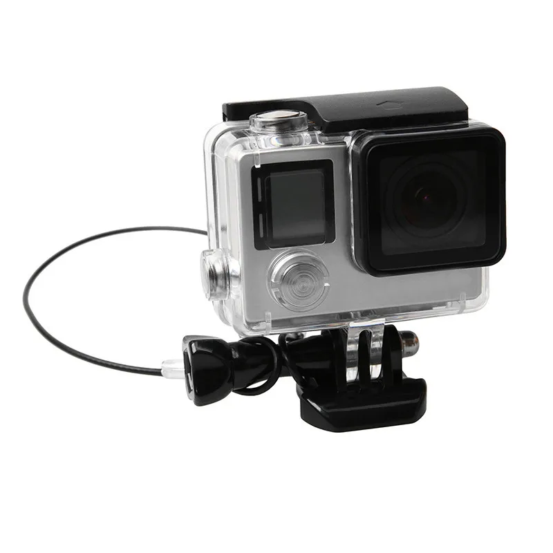 Универсальный Ремень безопасности Нержавеющая сталь тросик 30/60 см для GoPro фотокамеры мгновенного действия 8 7 6 5 YI 4K SJCAM H9 DJI экшн Камера набор аксессуаров