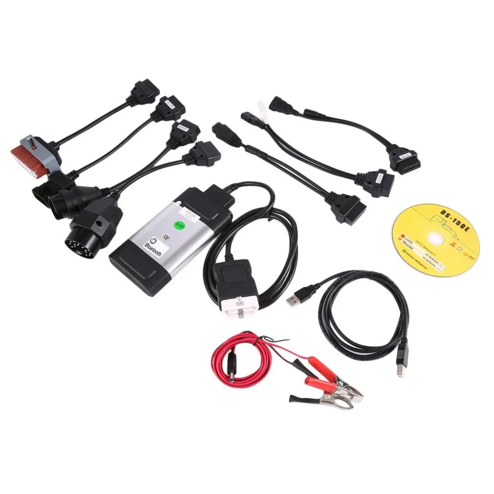 

Professional Auto Car Bluetooth TCS CDP Pro Plus for autocom OBD2 Diagnostic Tool + 8PCS Car Diagnostic Cables Set Dropshipping