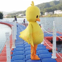 Hot Sale Yellow Duck Mascot Costume Cartoon Character Carnival Fancy Dress Outfit Adult Mascot Costume Xmas Gift Hot Sale Yellow Duck Mascot Costume Cartoon Character Carnival Fancy Dress Outfit Adult Mascot Costume Xmas Gift