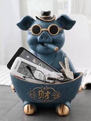 

Creative Animal Storage Box Coffee Table Desktop Remote Control Mobile Phone Porch Shoe Cabinet Key Storage Tray