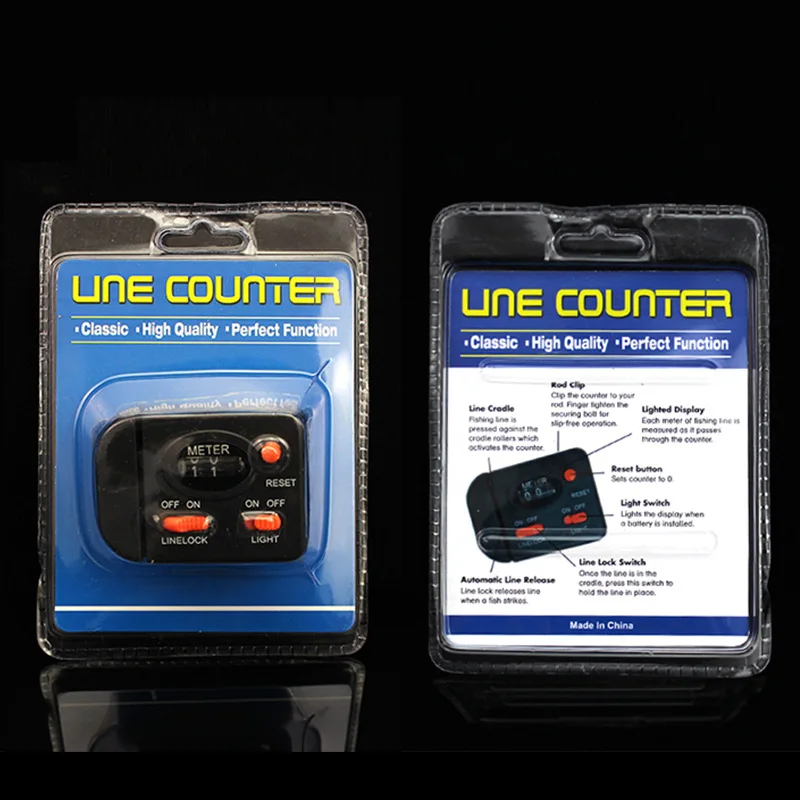 Fishing Line Counter Depth Finder Reel Meter Gauge Strong ABS Plastic 0-999M Digital Display Line Counter Sea Fishing Tackle (1)
