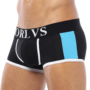 

ORLVS Brand Men Boxer Men Underwear New Cotton U Pouch Sexy Underpants Cueca Cotton Pants Trunks Boxer shorts Male Panties