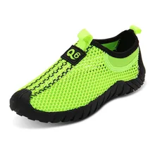 Сетчатая обувь для мальчиков; летняя дышащая прогулочная обувь; нескользящая Нескользящая спортивная обувь для детей и подростков