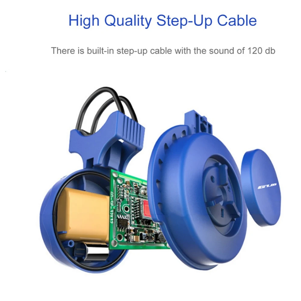 GUB электрический велосипедный звонок USB зарядка велосипед Велоспорт 120дБ руль кольцо Рог 3 режима Звук безопасности Водонепроницаемый велосипед электир звонок