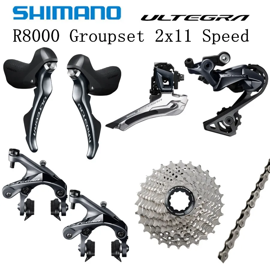 SHIMANO ULTEGRA R8000 Groupset 2*11 SPEED ULTEGRA R8000 Derailleurs дорожный велосипед 11-25 12-25 11-28 11-30 11-32 11-34 T