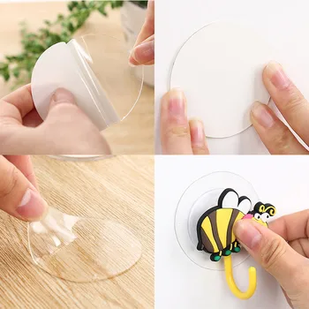

Multi-Function Reusable Clear Washable Sticker Paste Double Side Glue Anywhere Wall Decoration Rubber Sticker Super Sticky Tape