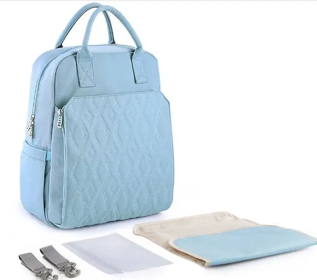 Модная многофункциональная сумка для мам, подгузник для мам, большой емкости, водонепроницаемый рюкзак для путешествий, рюкзак для мам, дизайнерский рюкзак для коляски - Цвет: 5