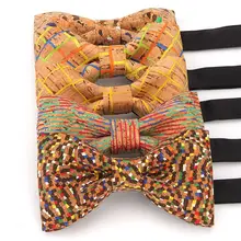 YISHLINE роскошный Пробка деревянный мужской галстук-бабочка деревянный галстук-бабочка галстуки ручной работы пледы галстук-бабочка для мужчин аксессуары для свадебной вечеринки галстук