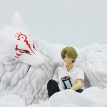 

Japan Anime Natsume Yuujinchou Figure Scale Figure Madara & Natsume Takashi Pvc Model Toy Kids Gift