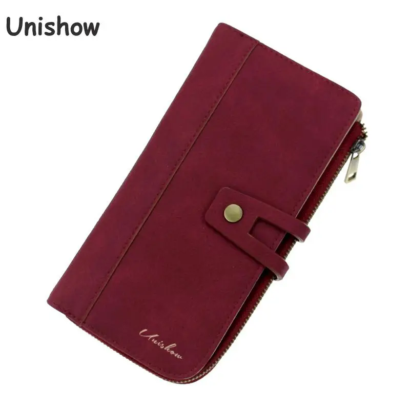 Unishow Wallet Women Long Female Purse Matte Pu Leather Ladies Wallet Brand Women Phone Clutch Purse Big Capacity Card Holders Unishow Wallet Women Long Female Purse Matte Pu Leather Ladies Wallet Brand Women Phone Clutch Purse Big Capacity Card Holders