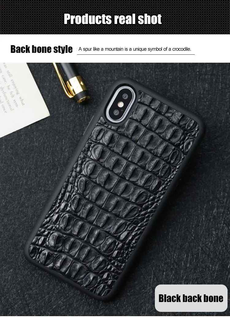Couro de Crocodilo de Luxo para o Iphone Capa para Iphone Cases de Telefone 6s dos Homens Case Genuíno 5 8 6 7 xr xs Max Plus 2020 Funda 100% 11 x 12 para iphone 5 8 6 7 XR