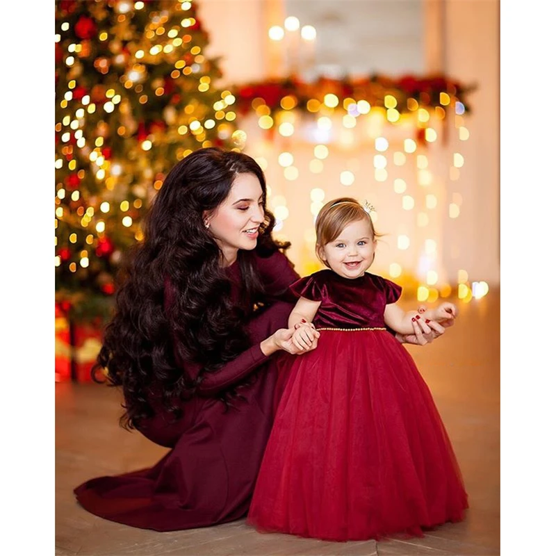 От 1 до 5 лет; Рождественская одежда для детей; платье принцессы для маленьких девочек; элегантные вечерние платья подружки невесты на Рождество с цветочным рисунком; милые торжественные платья