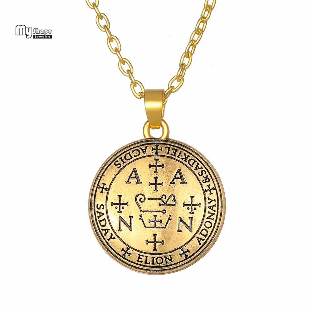 My Shape Archangel Zadkiel Talisman Chain Necklaces Seal of The Zadkiel ...