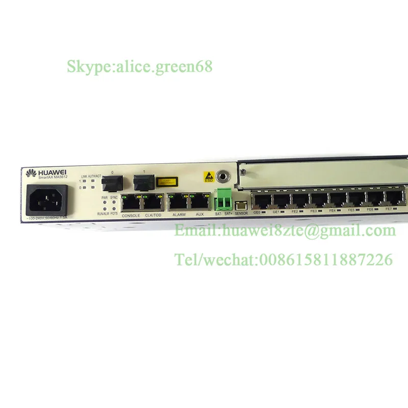 8 портов ethernet MA5612-8 GPON ONU с 16 POTS