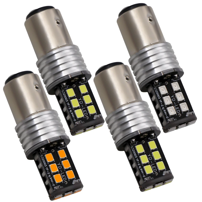 1 шт. 1157 P21/5 Вт BAY15D 15 SMD 2835 Светодиодный автомобильный фонарь двигатель DRL свет резервный свет парковочная лампа белый красный желтый