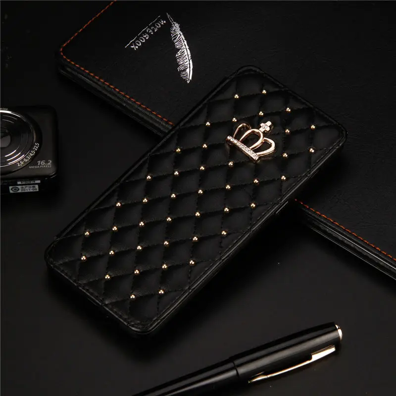 BELIAL Phone Cases for Samsung Galaxy A8 2018 Case Wallet Card Luxury Flip Cover for Samsung A8 2018 Case Leather Bling Diamond (1)