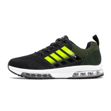 

New Arrival Mens Trainers Brand Sport Sneakers Mesh Breathable Run Shoes Sport Walking Sneakers Black Gray Training Shoes Men