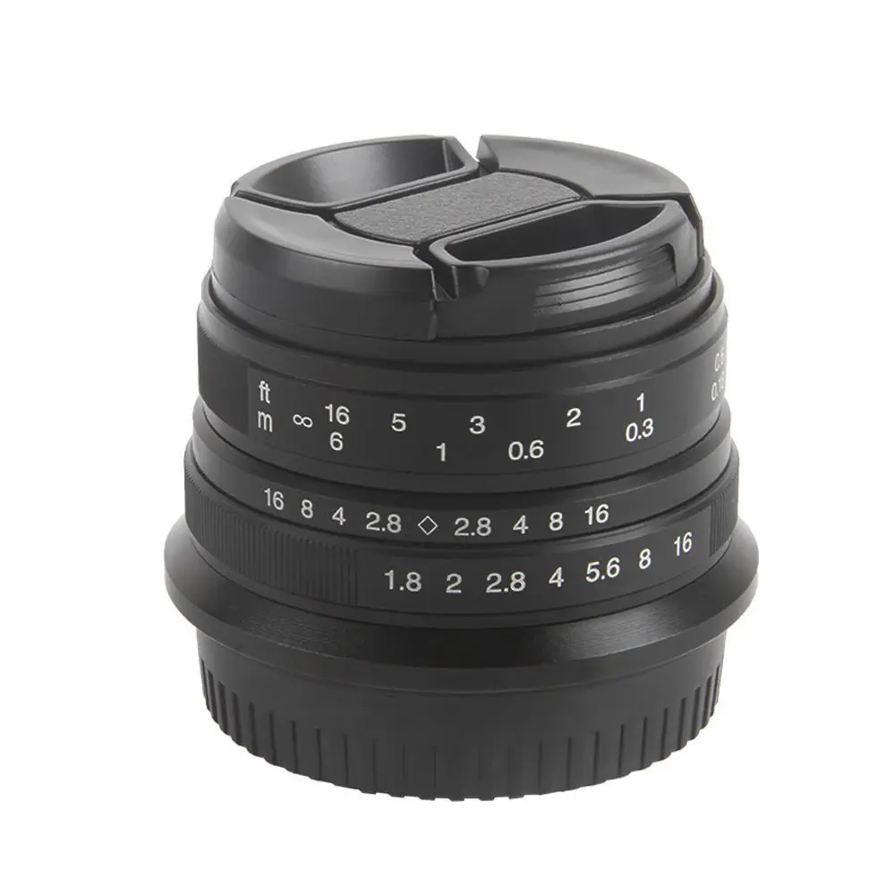 Ручная Фокусирующая линза 25 мм F/1 8 HD MC для камеры Olympus Panasonic M4/3 GX7 GX8 GH5 GH4 GH3 объектив