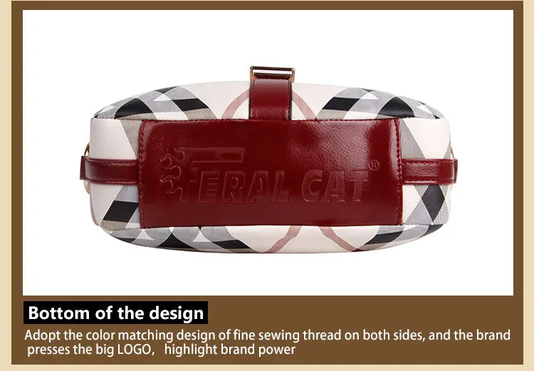 FERAL CAT Women Handbags Luxury Designer 2018 Woman Shoulder Bags Casual Crossbody Bag64