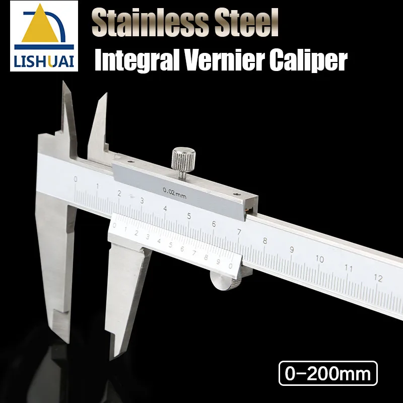 200mm Integral Precise Stainless Steel Vernier Caliper Gauge Good Quality Micrometer