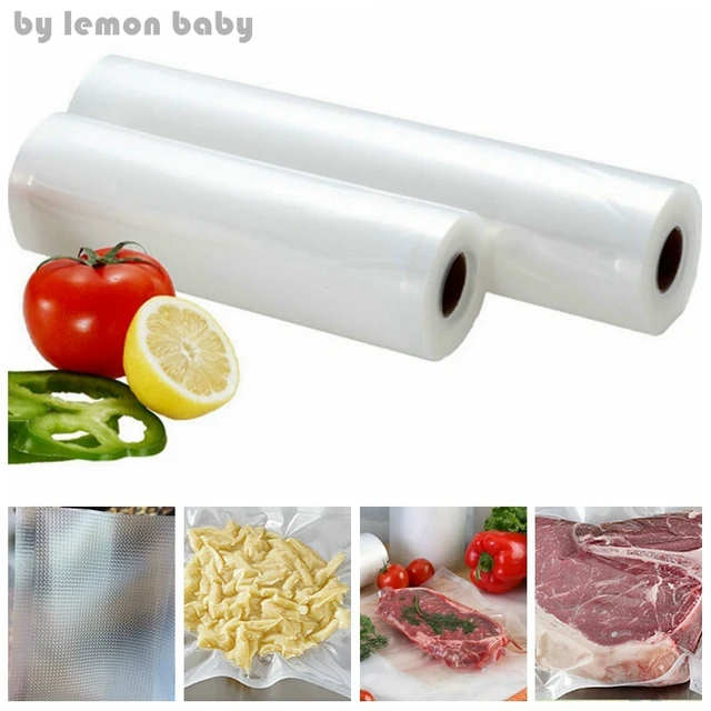 6 Sizes Vacuum Heat Sealer Fresh Food Saver Bags Roll Storage 6 Sizes Vacuum Heat Sealer Fresh Food Saver Bags Roll Storage Saran Wrap