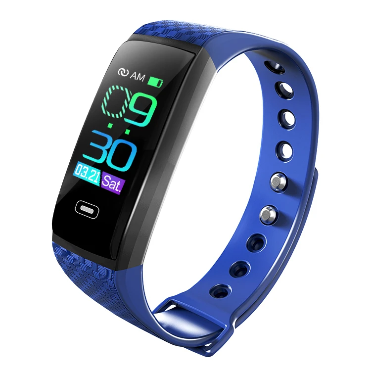 GIMTO смарт-браслет спортивные часы для мужчин и женщин фитнес-трекер для измерения сердечного ритма умный Браслет измеритель артериального давления для мужчин t шагомер водонепроницаемый - Цвет: Blue with Box