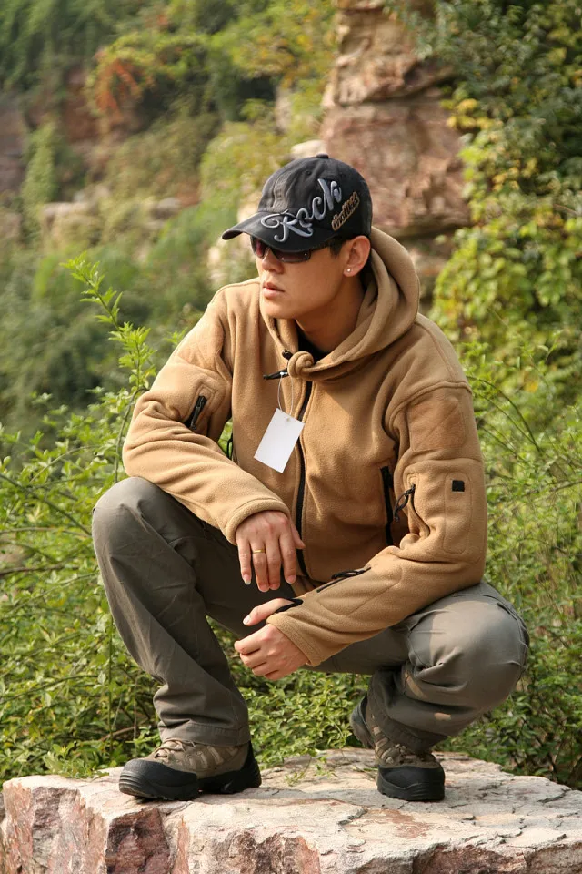TAD куртка Военная тактическая куртка для мужчин снаряжение с Капюшоном Флисовая теплая куртка наружная Боевая куртка армейский зеленый серый BK песок
